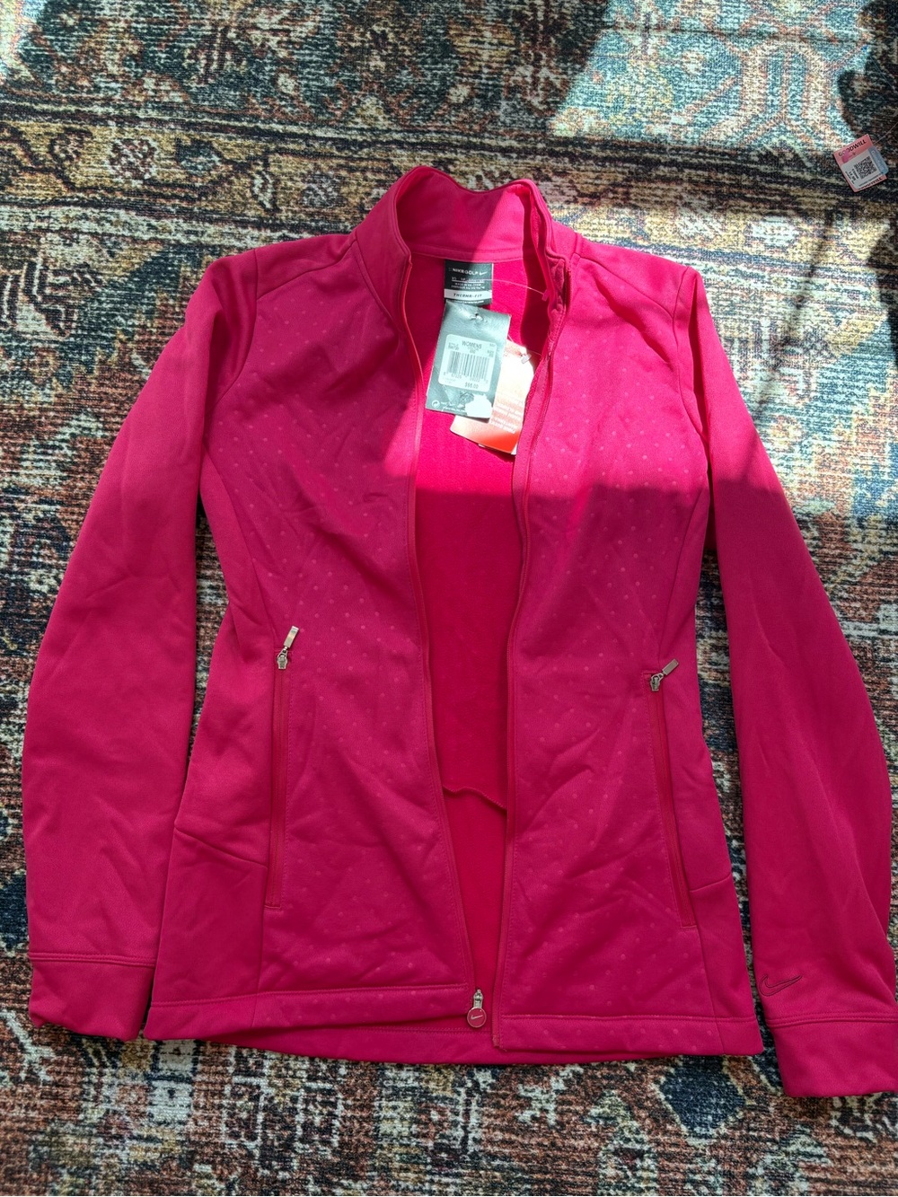 Nike Women's Fuchsia Full-Zip Active Jacket